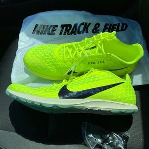 Nike Men’s Size 14 Zoom Rival XC Green Running Cleats Shoes Track and Field New